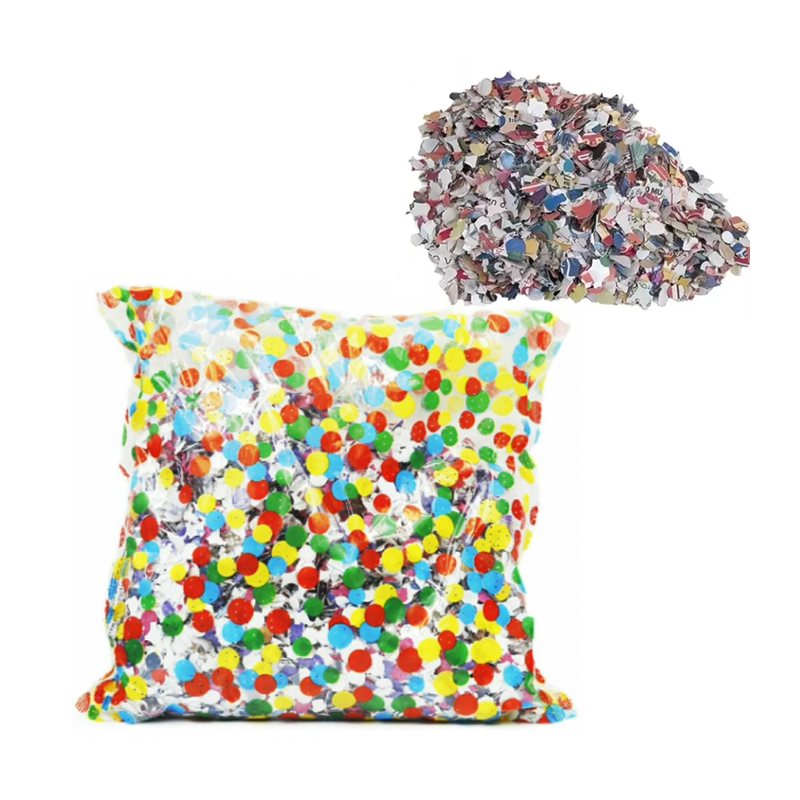 Kit Risparmio 100 Pacchi di Coriandoli Carnevale 100g Multicolor party feste