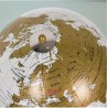 Star Mappamondo da tavolo base metallo diam 14 cm arredo stile vint...