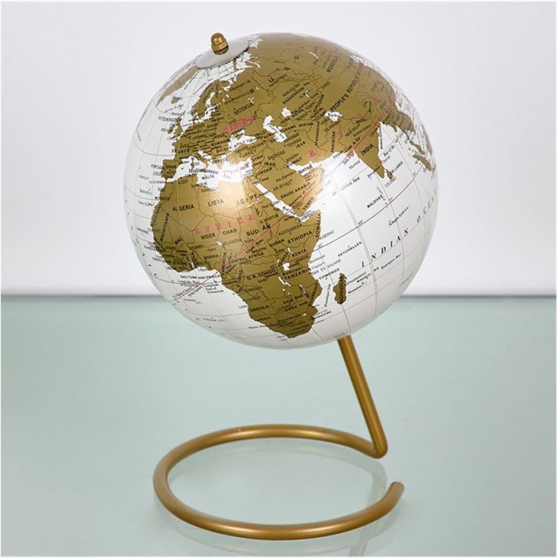 Star Mappamondo da tavolo base metallo diam 14 cm arredo stile vint...