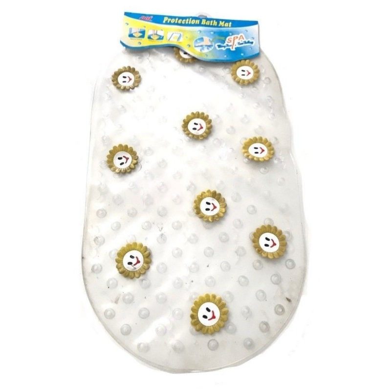 3 x tappeto bagno vari colori cotone riccio con base antiscivolo 60 x 40 cm