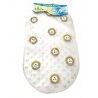 3 x tappeto bagno vari colori cotone riccio con base antiscivolo 60 x 40 cm