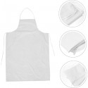 12 Grembiule Impermeabile in PVC Lavoro Bianco Plastificato cucina 60x80 cm