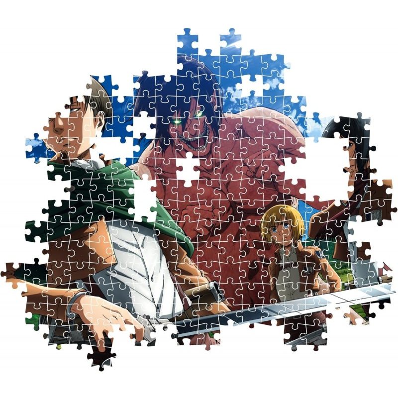 Clementoni Puzzle Clementoni Attack on Titan 500pz adulti anime 49x...