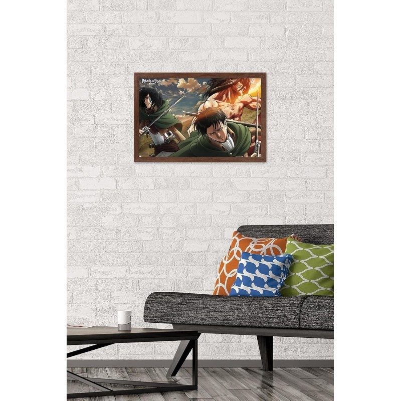 Clementoni Puzzle Clementoni Attack on Titan 500pz adulti anime 49x...