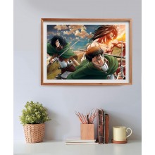 Puzzle Clementoni Attack on Titan 500pz adulti anime 49x36cm Attacco dei giganti