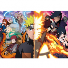 Puzzle Clementoni Naruto Shippuden 500pz adulti anime 49x36cm Sasuke cube