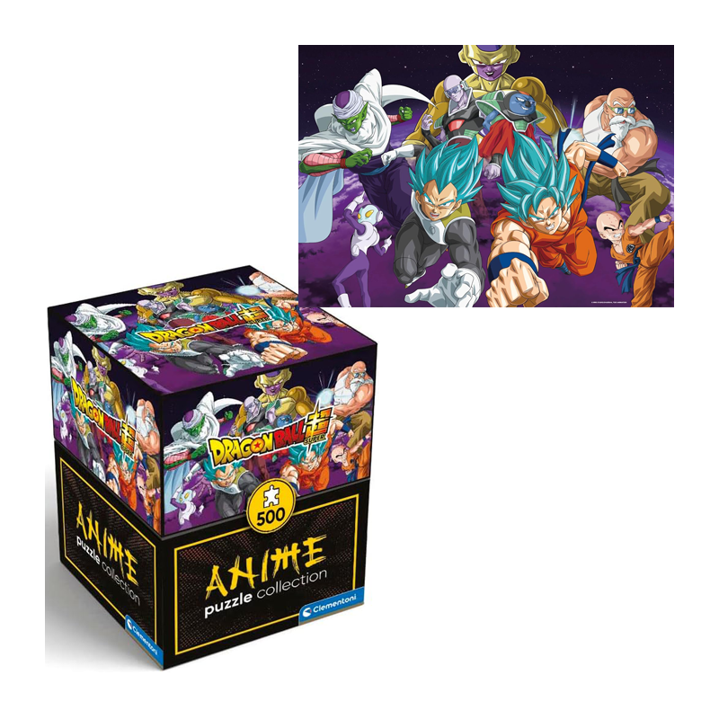 Puzzle Clementoni Dragon Ball 500pz adulti anime 49x36cm collezione cube
