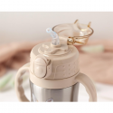 Borraccia in acciaio inox 280ml con Cannuccia Bambini thermos termica 6m+