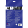 Sparco Antenna auto universale Sparco 12 cm grigia in fibra di carb...