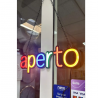 Hongu Insegna Luminosa Aperto Colorata LED 40 × 10 cm Bar for categ...