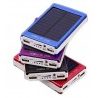 Power bank pannello solare 3000mAh USB batteria caricabatterie LED smartphone