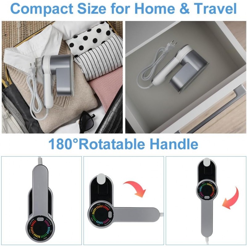 Mini Ferro da stiro a vapore portatile da viaggio 1200 W stirare pi...