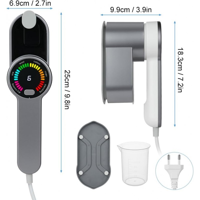 Mini Ferro da stiro a vapore portatile da viaggio 1200 W stirare pi...