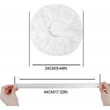 Cuffia Da Doccia Monouso Da 120 Pezzi in PE Impermeabile Elastica capelli unisex