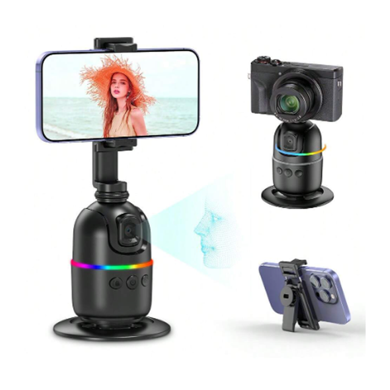 Stabilizzatore cardanico x smarphone gimbal con sensore di movimento ruota 360°