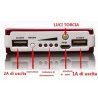 Power bank pannello solare 3000mAh USB batteria caricabatterie LED smartphone