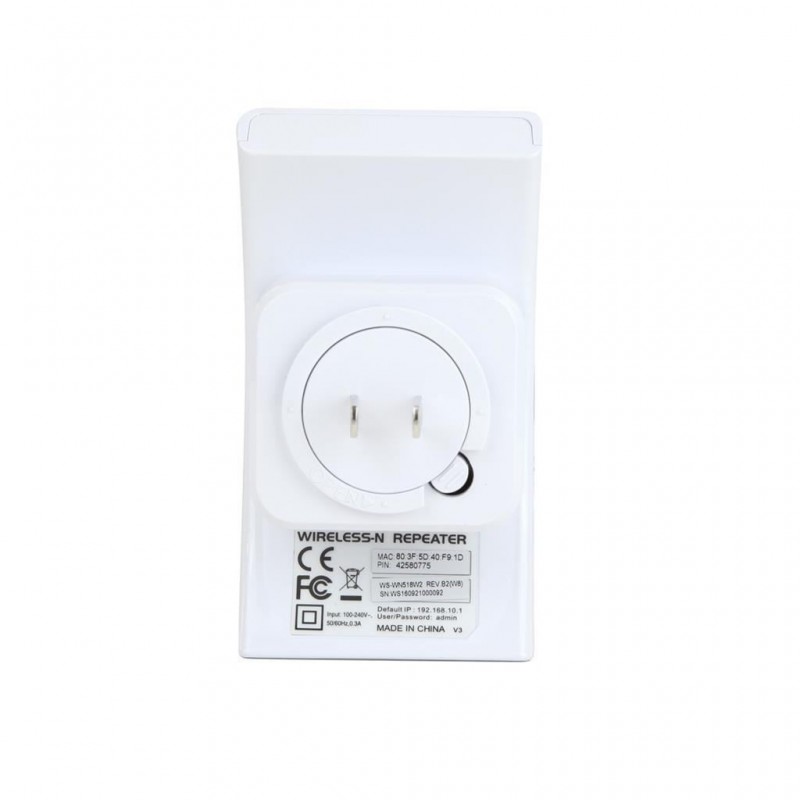 Ripetitore segnale WIFI hotspot wireless extender amplificatore ethernet presa