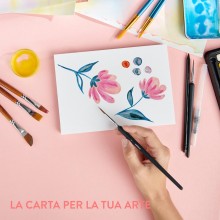 Blocco carta acquerello album A4 schizzi Disegno 6PZ da 24 fogli 180gm Spiralato