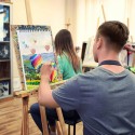 Blocco Carta per colori ad Olio Album A4 6PZ da 24 fogli 240gm pittura spiralato