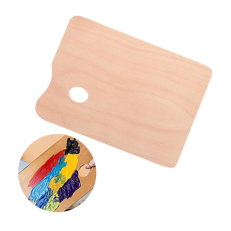 Tavolozza in legno per pittura colori acrilici olio acquerelli 12 tavole 20x30cm