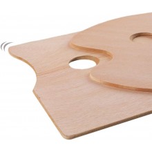 Tavolozza in legno per pittura colori acrilici olio acquerelli 12 tavole 20x30cm