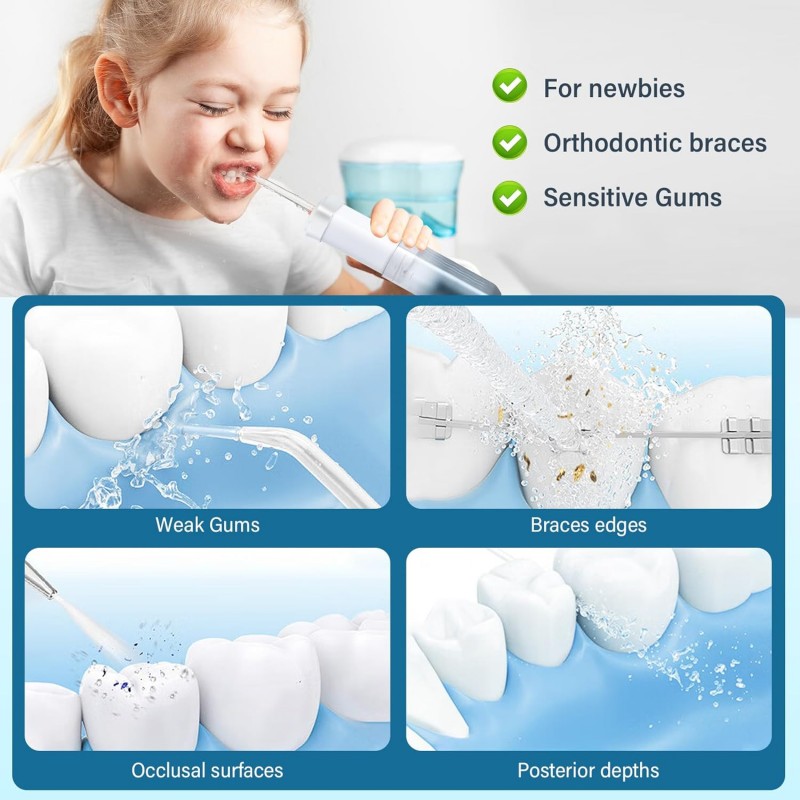 DOBO Idropulsore dentale professionale Irrigatore Orale Denti Elett...