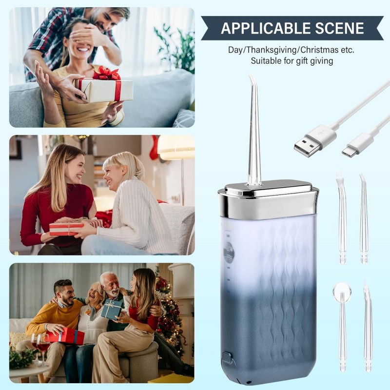 DOBO Idropulsore dentale professionale Irrigatore Orale Denti Elett...