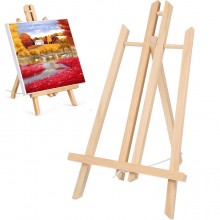 Cavalletto per tela pittorico legno di pino da tavolo 30/40/50cm pittura quadri