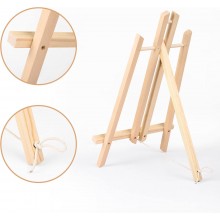 Cavalletto per tela pittorico legno di pino da tavolo 30/40/50cm pittura quadri
