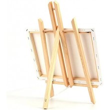 Cavalletto per tela pittorico legno di pino da tavolo 30/40/50cm pittura quadri