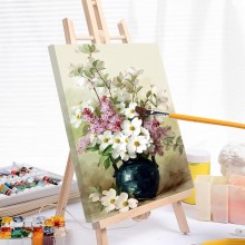 Cavalletto per tela pittorico legno di pino da tavolo 30/40/50cm pittura quadri