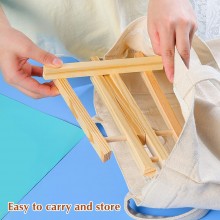 Cavalletto per tela pittorico legno di pino da tavolo 30/40/50cm pittura quadri