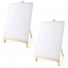 Harty 2 pezzi Cavalletto in legno con Tela da dipingere Pittura cav...