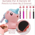 Temperamatite a manovella temperino Unicorno manuale sharpener bambini scuola