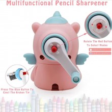 Temperamatite a manovella temperino Unicorno manuale sharpener bambini scuola
