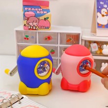 Temperamatite a manovella temperino Razzo manuale sharpener bambini scuola