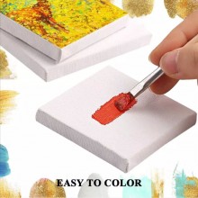 Mini Cavalletto da Pittore 9 PEZZI in Legno con Tela Stand espositore 15x20 cm