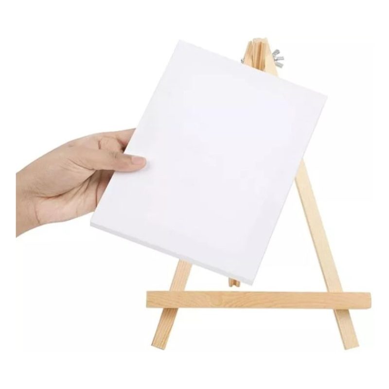 Harty 9 pezzi Mini Cavalletto con Tela Pittura Piccolo Cavalletto i...