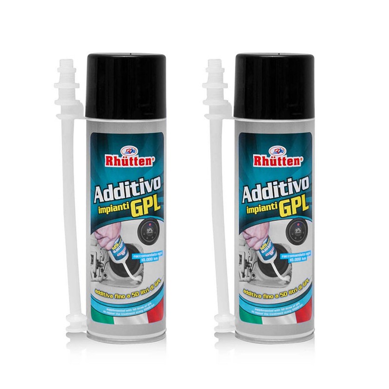 2xAdditivo Iniettori GPL Pulitore Impianti Auto Rhutten Concentrato Lubrificante