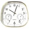 Orologio da muro analogico parete silenzioso umidità termometro temperatura