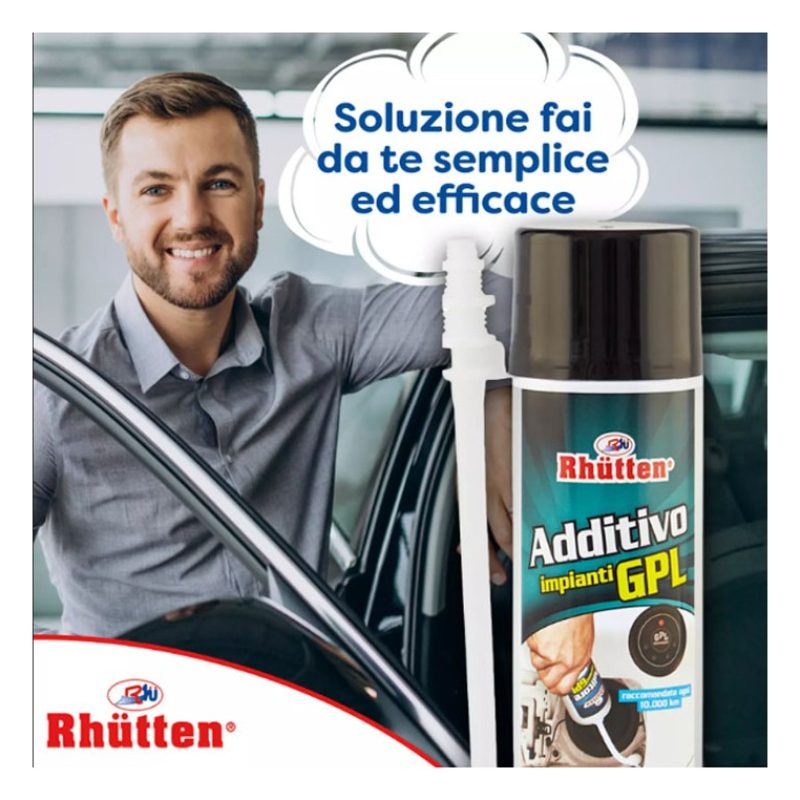 Rhutten 2xAdditivo Iniettori GPL Pulitore Impianti Auto Rhutten Con...