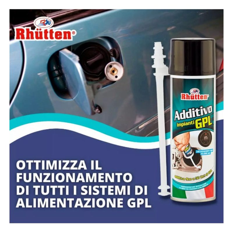 Rhutten 2xAdditivo Iniettori GPL Pulitore Impianti Auto Rhutten Con...