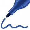 Harty Pennarello Permanente Indelebile 12PZ marcatore plastica blu ...