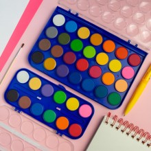 Kit Acquarelli per bambini in tavolozza set da 28 colori per pittura e disegno