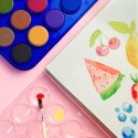 Kit Acquarelli per bambini in tavolozza set da 28 colori per pittura e disegno