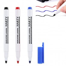 12 Pennarelli per Lavagna bianca, marcatore cancellabile colore Rosso Nero Blu