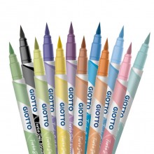 Giotto Candy Collection Turbo Soft 12 pennarelli punta a pennello acquerellabili