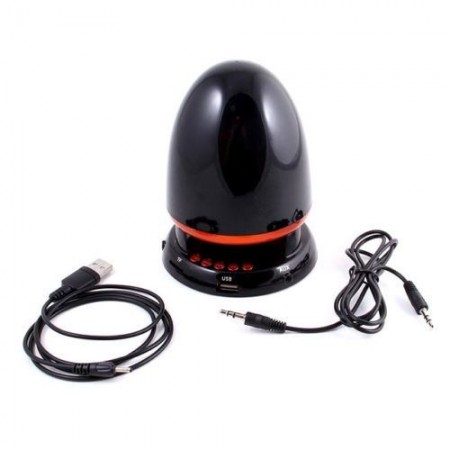 Cassa PC acqua altoparlante speaker LED MP3 cavo AUX alimentato giochi d'acqua