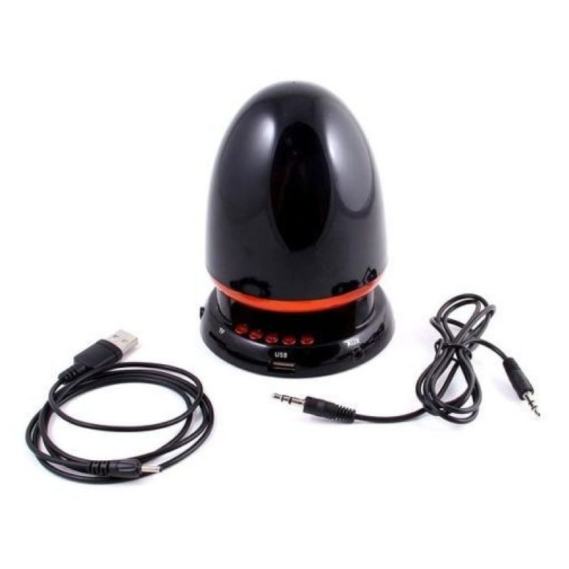 Cassa PC acqua altoparlante speaker LED MP3 cavo AUX alimentato giochi d'acqua