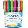Pennarelli Giotto Turbo MAXI 48 pz punta grossa 5mm colori assortit...